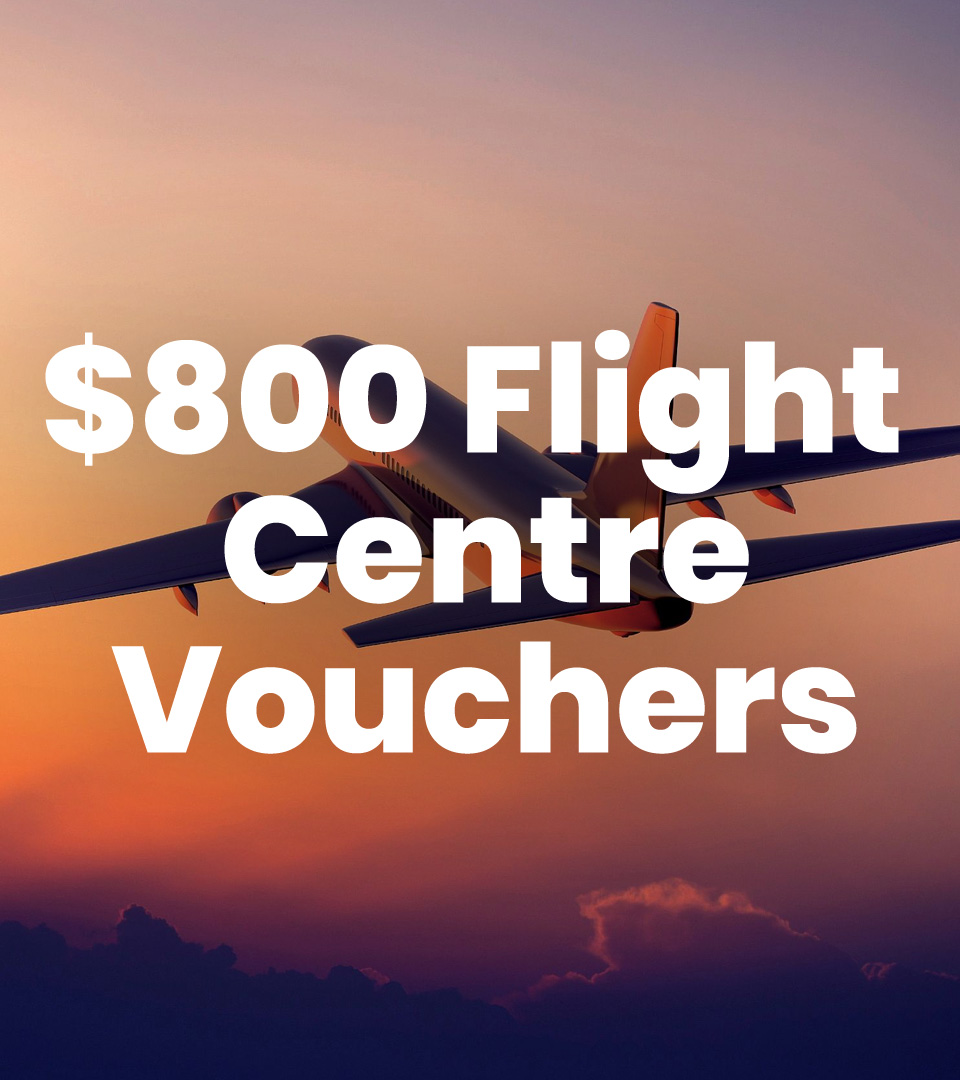 $800 Flight Centre Voucher